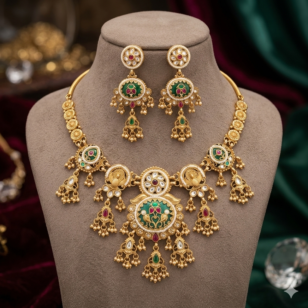 Heritage Necklace with Earrings