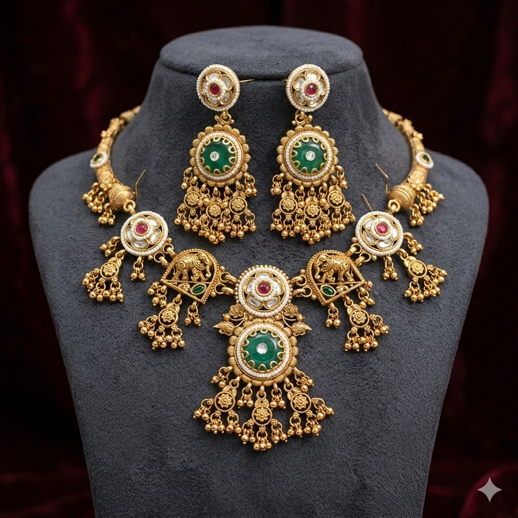 Heritage Necklace with Earrings
