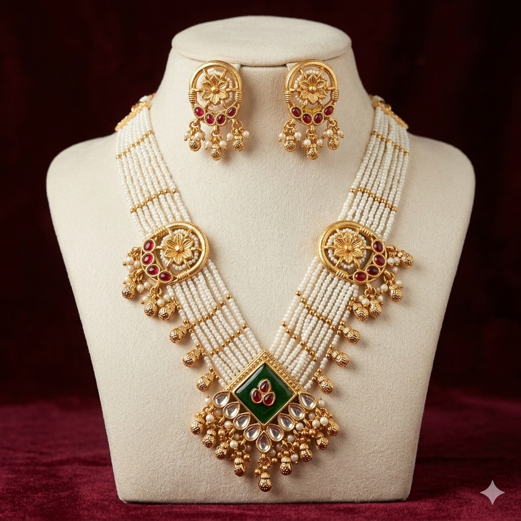 Heritage Necklace with Earrings