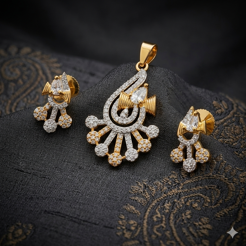 Pendant Earrings Set