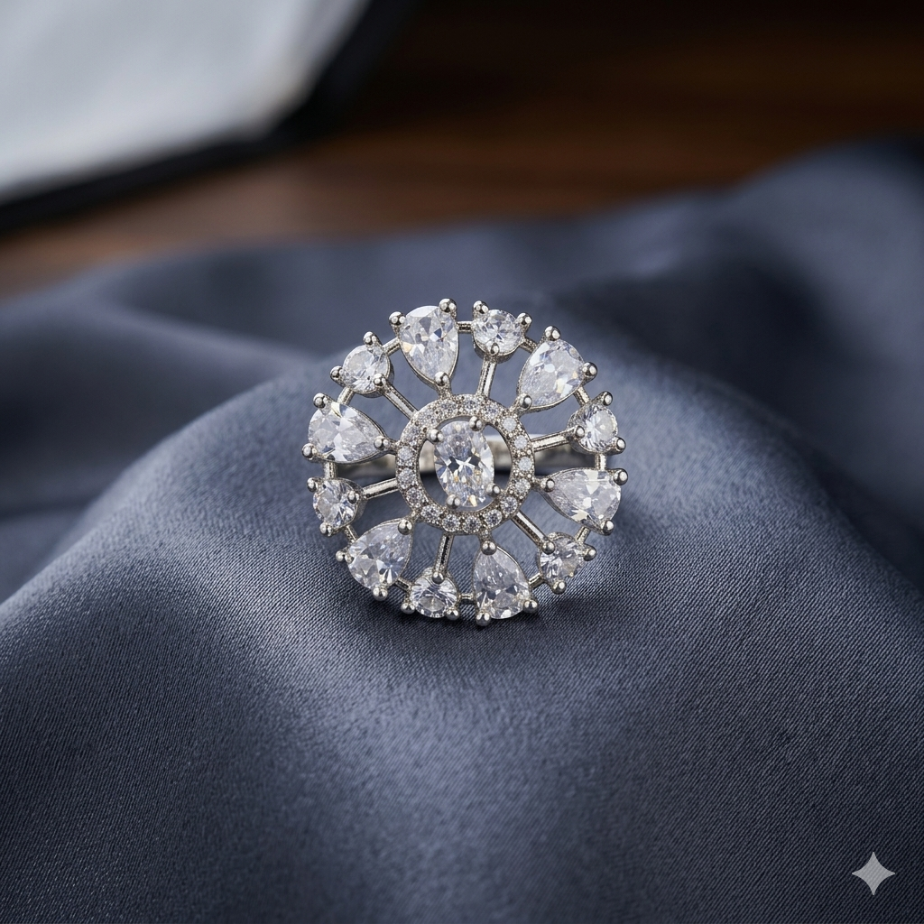 American Diamond Ring