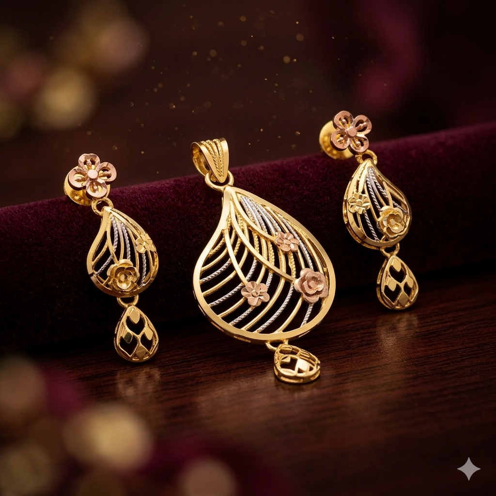 Pendant Earrings Set