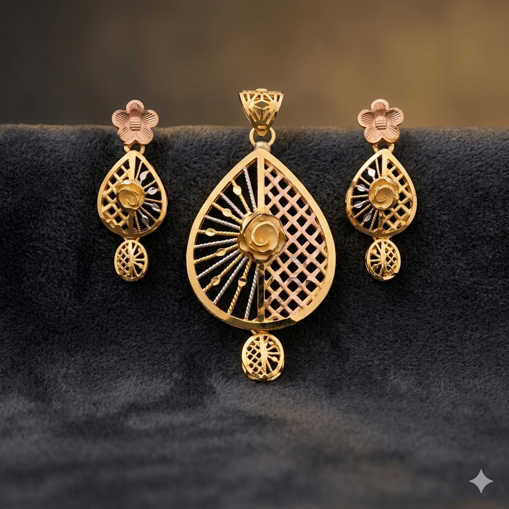 Pendant Earrings Set