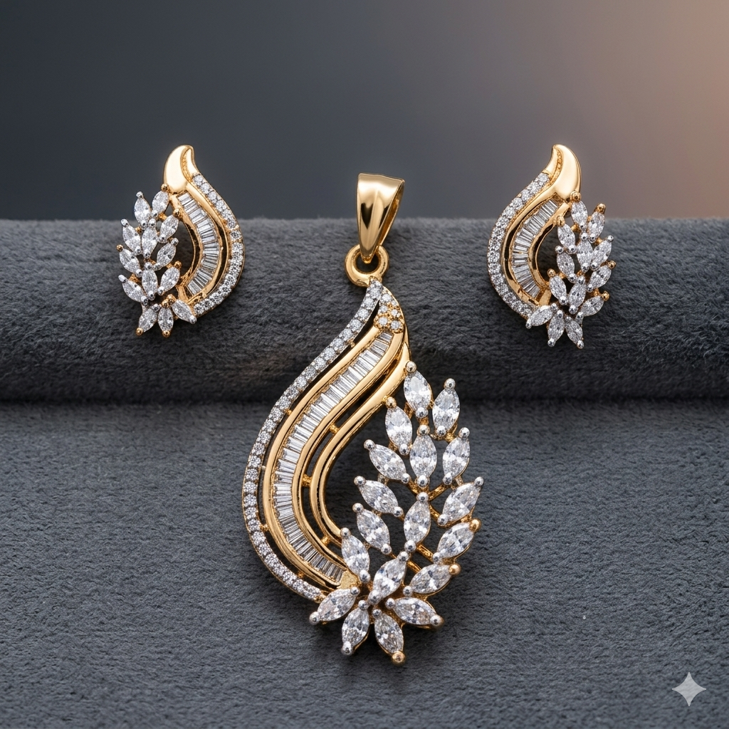 Pendant Earrings Set