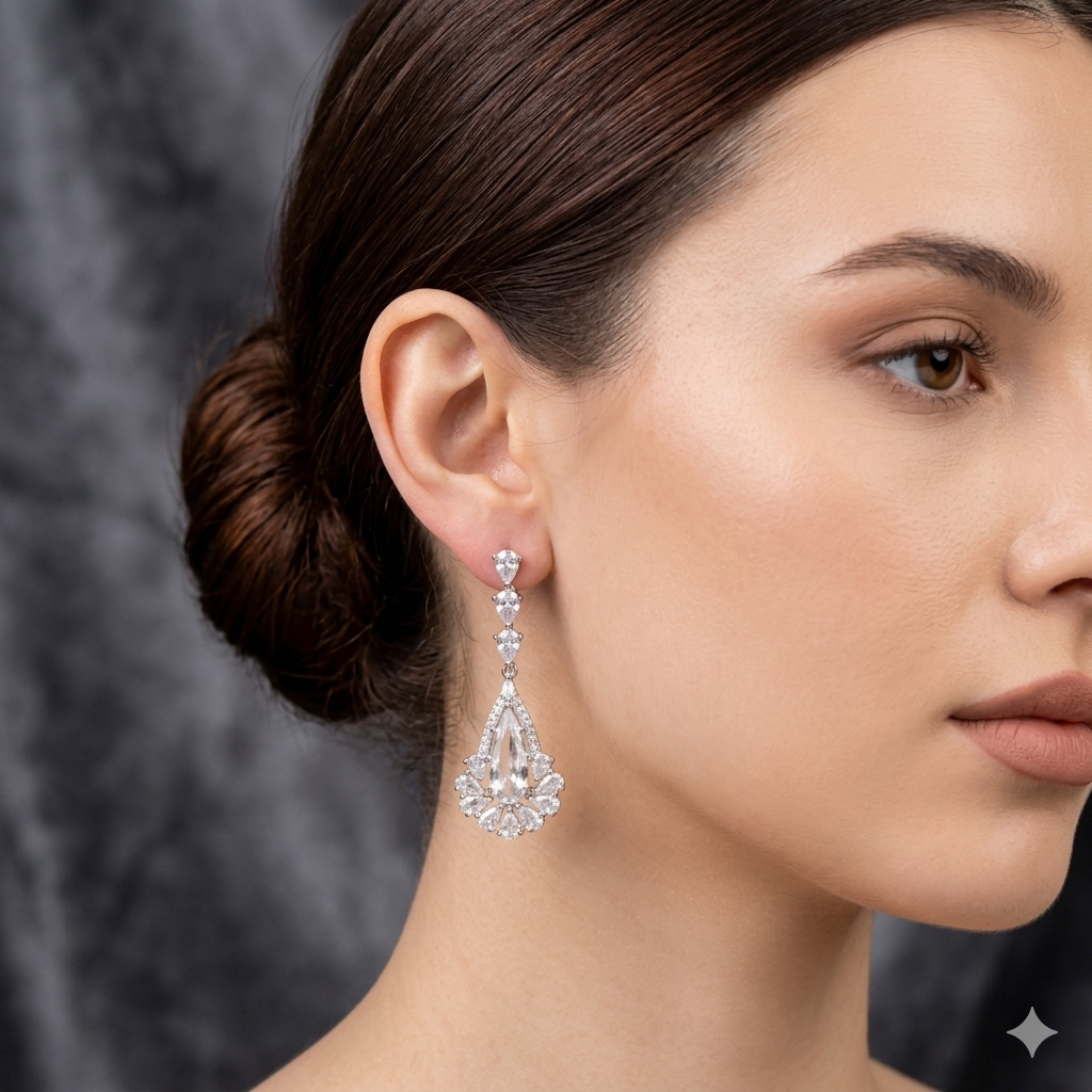 American Diamond Earrings