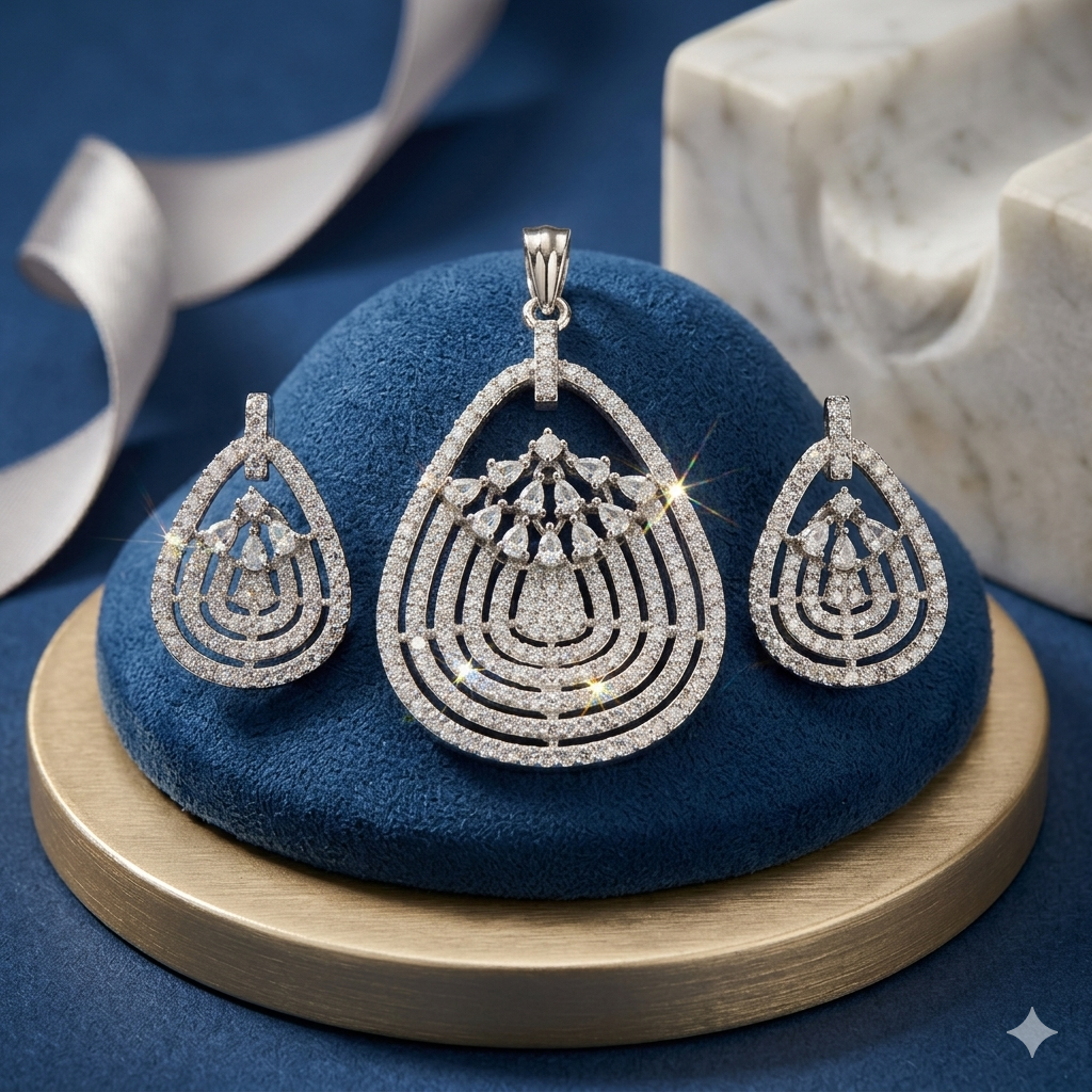 Pendant Earrings Set