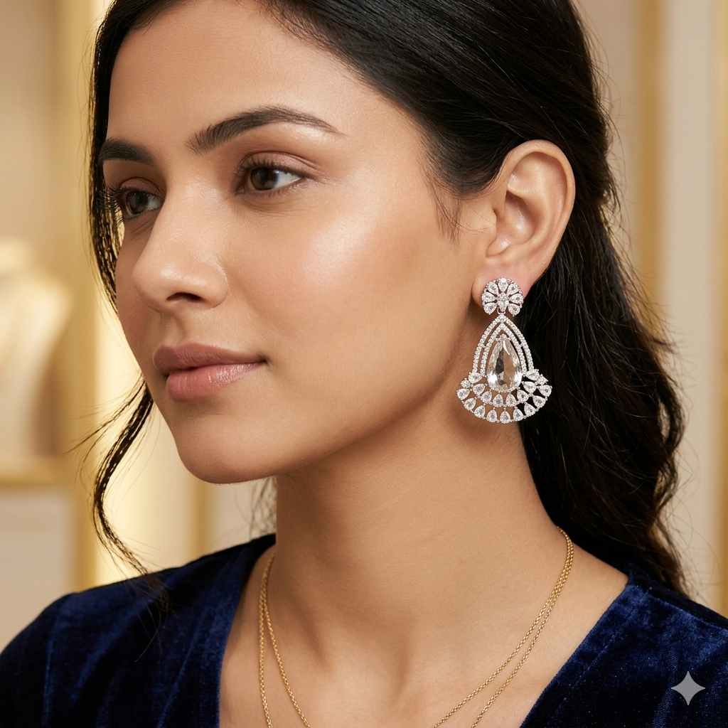 American Diamond Earrings