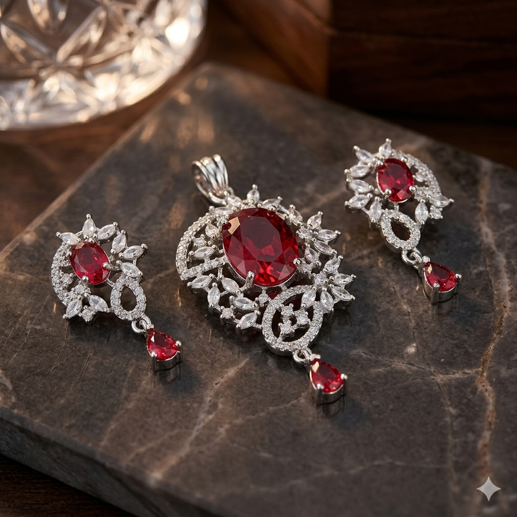 Pendant Earrings Set
