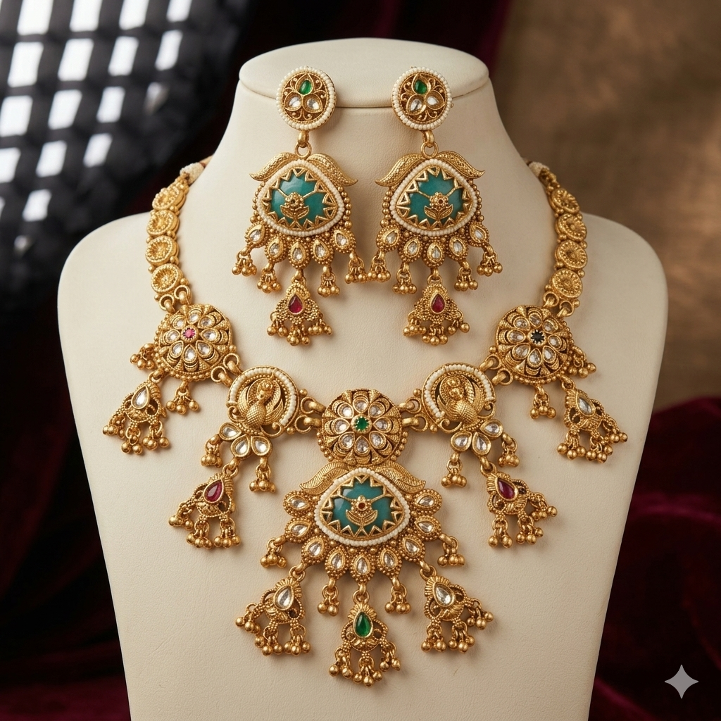 Heritage Necklace with Earrings