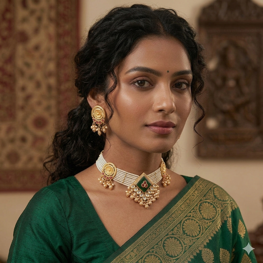 Heritage Necklace with Earrings
