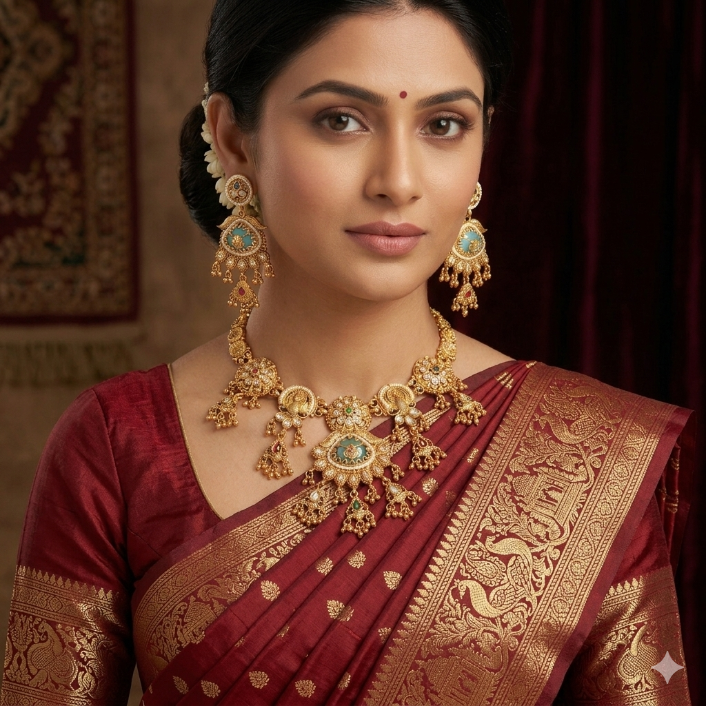 Heritage Necklace with Earrings