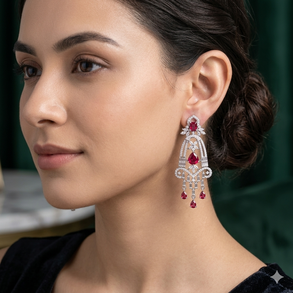 American Diamond Earrings