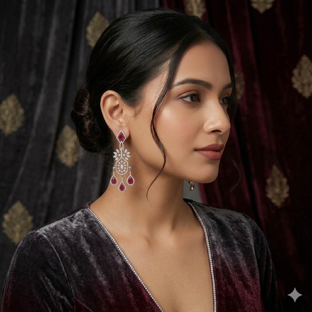 American Diamond Earrings