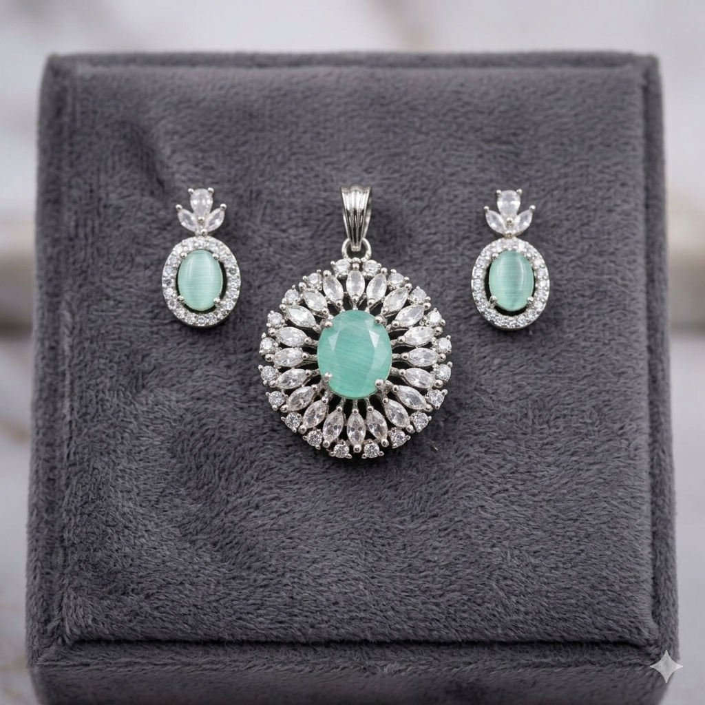 Pendant Earrings Set