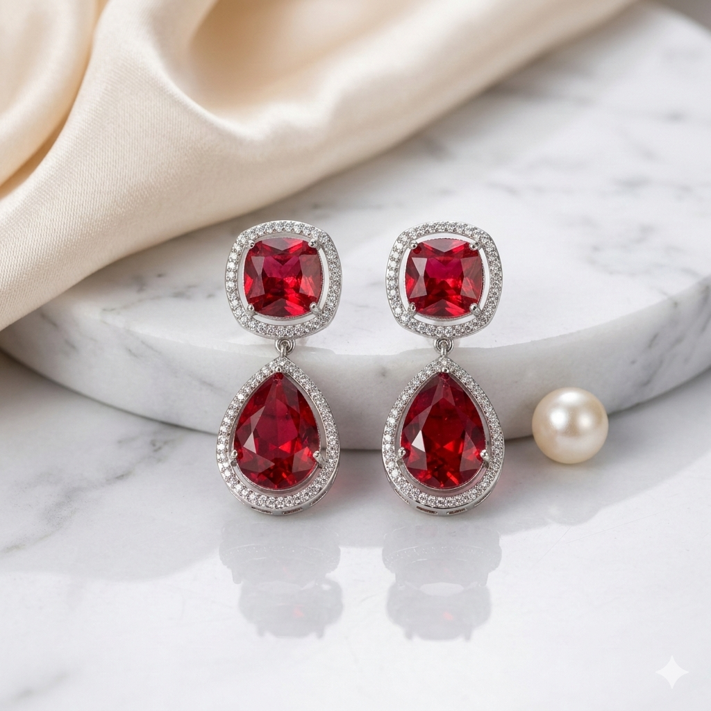 American Diamond Earrings