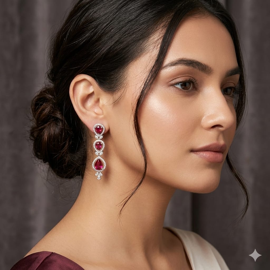 American Diamond Earrings