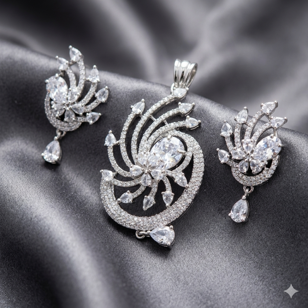 Pendant Earrings Set
