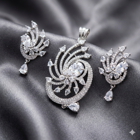 Pendant Earrings Set