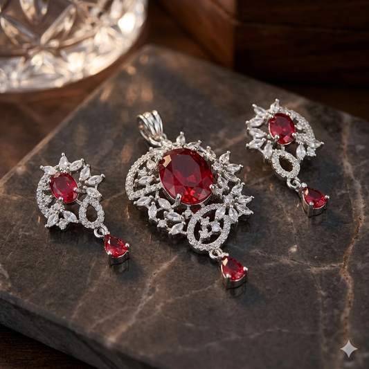 Pendant Earrings Set
