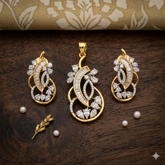 Pendant Earrings Set