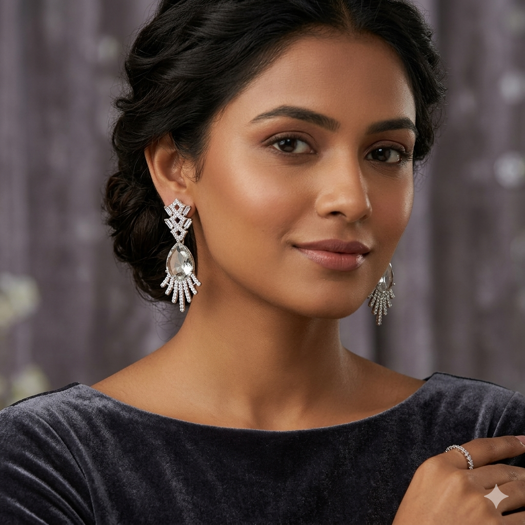 American Diamond Earrings