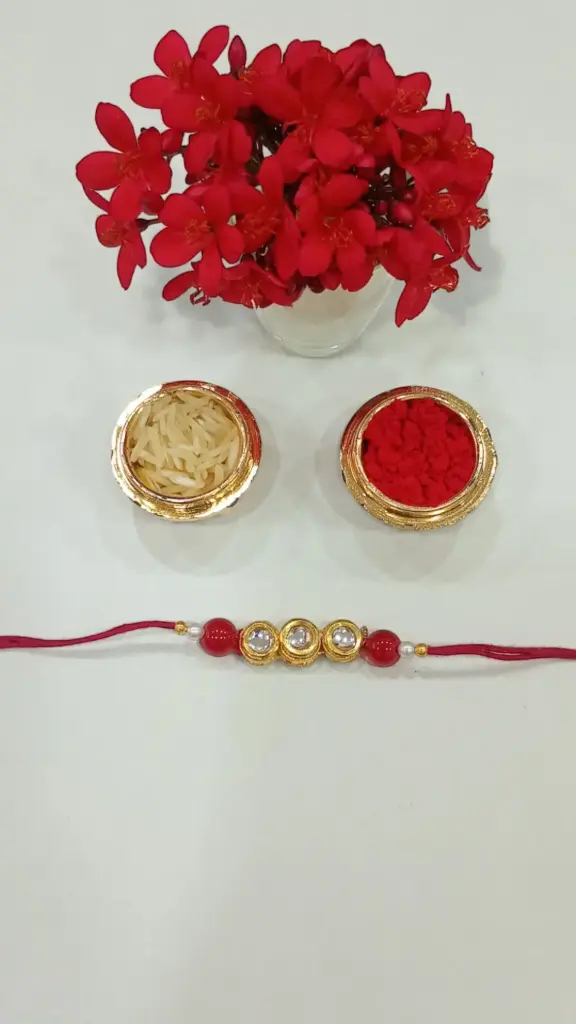 Signature Handcrafted Kundan Rakhi