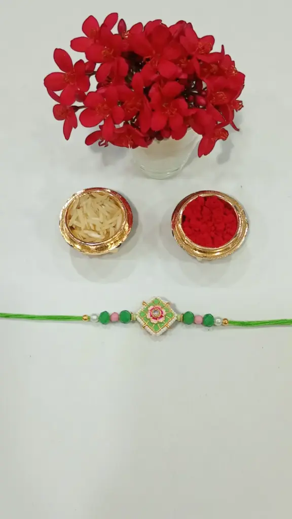Signature Handcrafted Meenakari Rakhi