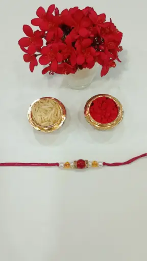[GAF-RAK-RAK-HAN-0012] Signature Handcrafted Rakhi