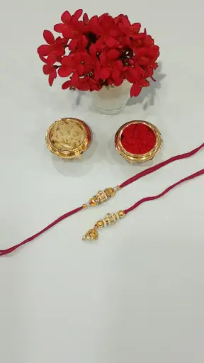 [OTH-RAK-RAK-BHA-0001] Signature Handcrafted Bhai-Bhabhi Rakhi