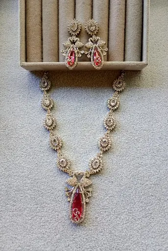 [JEW-IMI-NEC-GEM-0004] Enchanted Gemstone Necklace Collection